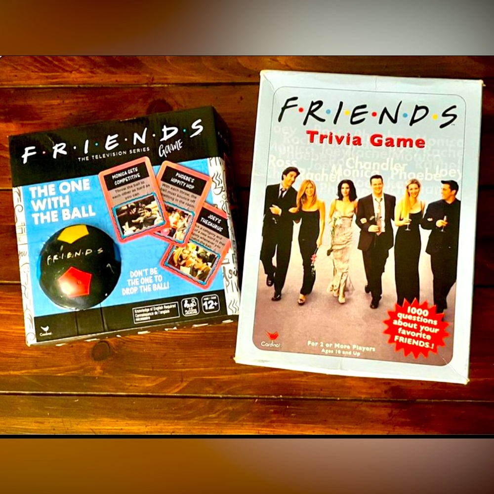 Friends TV Show Trivia games - $25 for both!